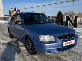 2007 Hyundai Accent ТагАЗ II, фиолетовый, 399000 рублей, вид 2