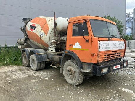 2004 КамАЗ Автобетоносмеситель, оранжевый, 800000 рублей, вид 1