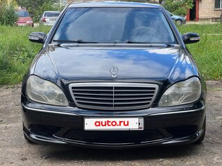 2005 Mercedes-Benz S-Класс 500 IV (W220) Рестайлинг, чёрный, 850000 рублей, вид 2