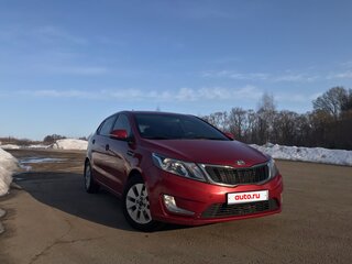 2014 Kia Rio 6-speed III, красный, 1150000 рублей, вид 1