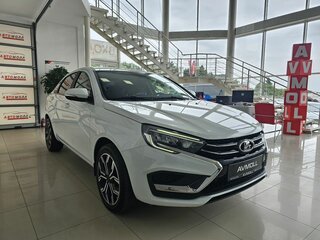 2023 Lada (ВАЗ) Vesta I Рестайлинг (NG), белый, 1405000 рублей, вид 4