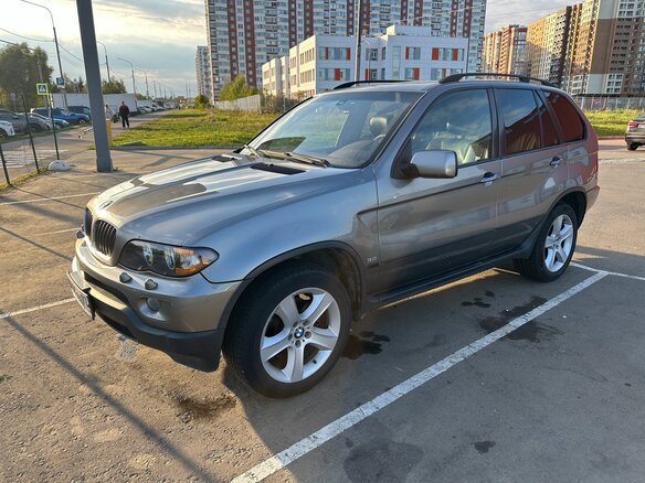 2006 BMW X5 3.0i I (E53) Рестайлинг, серый