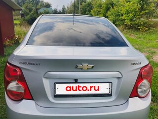 2012 Chevrolet Aveo II, серебристый, 535000 рублей, вид 3