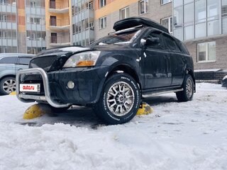 2007 Kia Sorento I Рестайлинг, чёрный, 1500000 рублей, вид 1