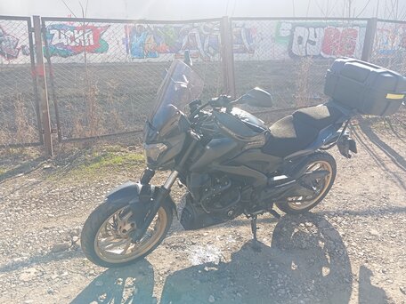 2018 Bajaj Dominar 400, чёрный, 365000 рублей, вид 1