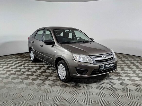 2018 Lada (ВАЗ) Granta I Рестайлинг, коричневый, 459000 рублей - вид 2