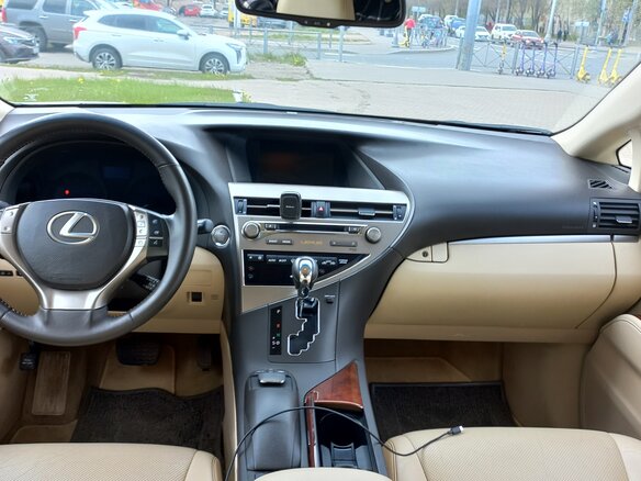2013 Lexus RX 270 III Рестайлинг, белый, 2250000 рублей - вид 9