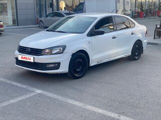 2015 Volkswagen Polo V Рестайлинг, белый, 485000 рублей, вид 5