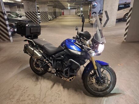 2014 Triumph Tiger 800, синий, 720000 рублей, вид 1