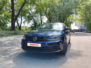 2015 Volkswagen Jetta VI Рестайлинг, синий, 795000 рублей, вид 3