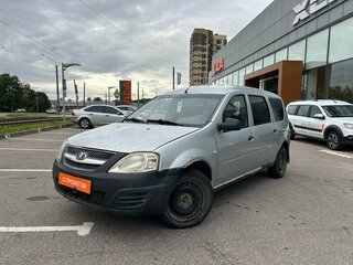 2013 Lada (ВАЗ) Largus I, серебристый, 339000 рублей, вид 1