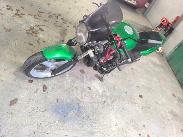 1989 Honda CB-1, зелёный, 185000 рублей - вид 5