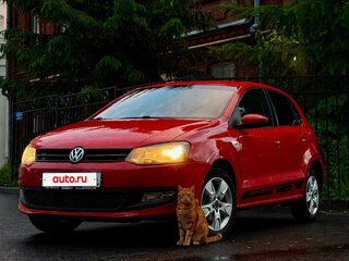 2012 Volkswagen Polo V, красный, 849000 рублей, вид 1