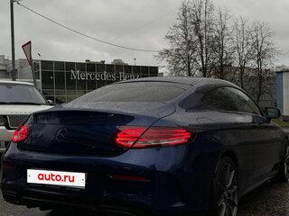 2018 Mercedes-Benz C-Класс 200 IV (W205) Рестайлинг, синий, 3200000 рублей, вид 4