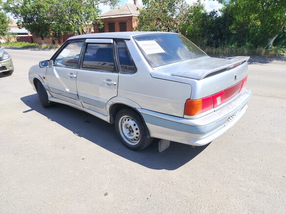 2002 Lada (ВАЗ) 2115, серебристый, 160000 рублей - вид 2