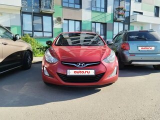 2015 Hyundai Elantra V (MD) Рестайлинг, красный, 1110000 рублей, вид 2