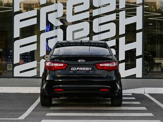 2014 Kia Rio III, чёрный, 1029000 рублей, вид 4