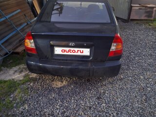 2007 Hyundai Accent ТагАЗ II, синий, 340000 рублей, вид 4