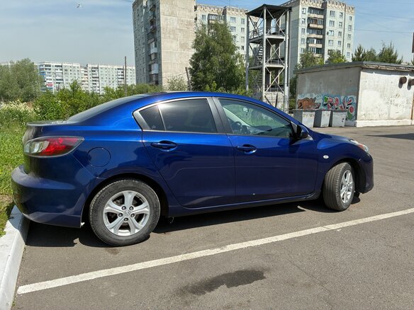 2011 Mazda 3 II (BL) Рестайлинг, синий, 935000 рублей - вид 6
