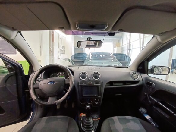 2008 Ford Fusion I Рестайлинг, синий, 387000 рублей - вид 6