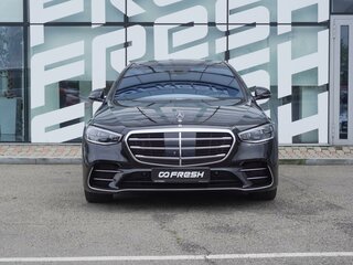 2021 Mercedes-Benz S-Класс 500 4MATIC VII (W223), чёрный, 9785000 рублей, вид 2