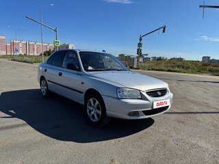 2011 Hyundai Accent ТагАЗ II, серебристый, 420000 рублей, вид 2