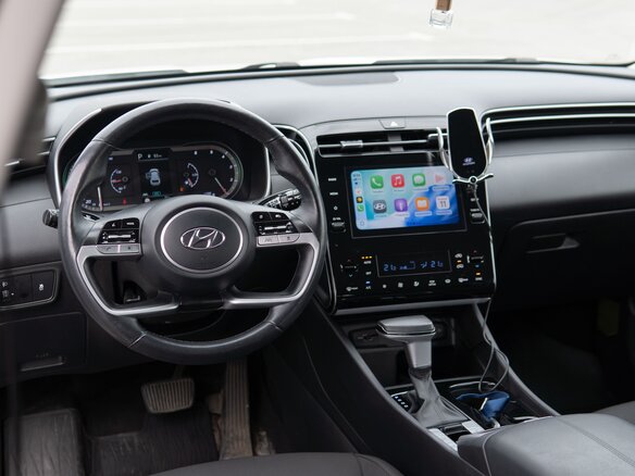 2022 Hyundai Tucson IV, белый, 3100000 рублей - вид 16
