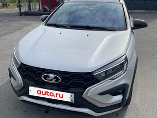 2024 Lada (ВАЗ) Vesta SW Cross I Рестайлинг (NG), серебристый, 1550000 рублей, вид 4