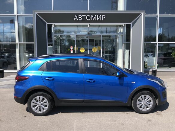 2020 Kia Rio X-Line IV, синий - вид 3