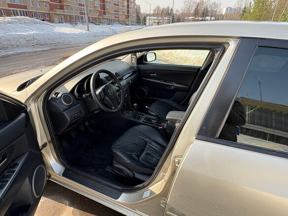 2007 Mazda 3 I (BK) Рестайлинг, серый, 550000 рублей - вид 6