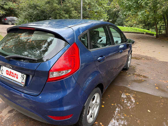 2008 Ford Fiesta Mk6, синий - вид 12