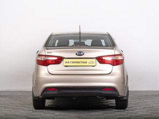 2013 Kia Rio 4-speed III, бежевый, 829000 рублей, вид 5