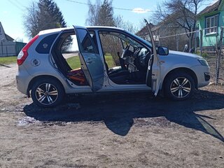2014 Lada (ВАЗ) Kalina II, серебристый, 530000 рублей, вид 3