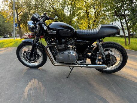 2009 Triumph Thruxton, чёрный, 540000 рублей, вид 1