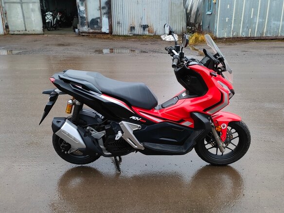 2020 Honda ADV150, красный, 399000 рублей - вид 3