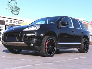 2007 Porsche Cayenne Turbo I Рестайлинг (957), чёрный, 980000 рублей, вид 1