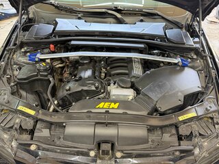 2007 BMW 3 серии 325xi V (E90/E91/E92/E93), чёрный, 1350000 рублей, вид 3