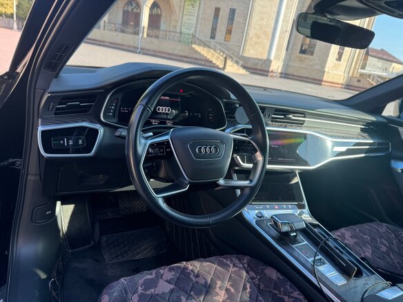 2021 Audi A6 45 TFSI V (C8), чёрный, 4250000 рублей - вид 6