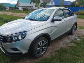2019 Lada (ВАЗ) Vesta Cross I, серебристый, 1150000 рублей, вид 2