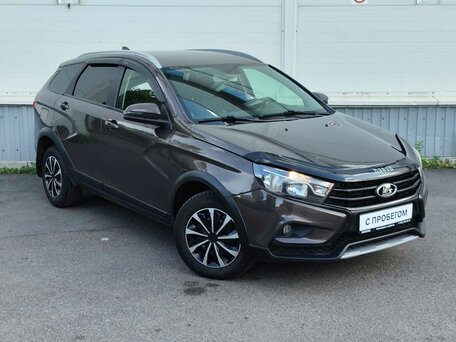 2022 Lada (ВАЗ) Vesta SW Cross I, коричневый, 1110000 рублей, вид 3