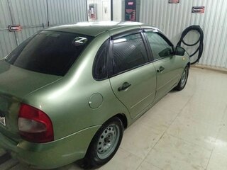 2008 Lada (ВАЗ) Kalina I, зелёный, 270000 рублей, вид 5