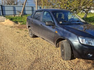 2014 Lada (ВАЗ) Granta I, серый, 370000 рублей, вид 4