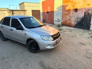 2012 Lada (ВАЗ) Granta I, серебристый, 195000 рублей, вид 4