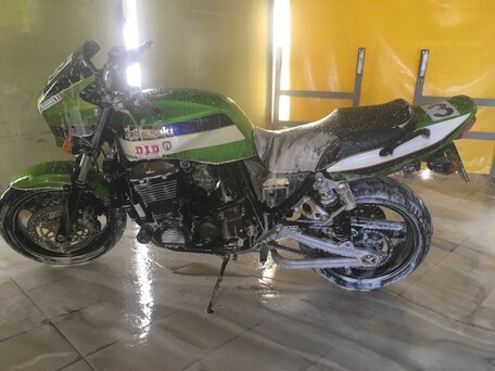 2001 Kawasaki ZRX 1200, зелёный, 400000 рублей, вид 2