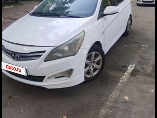 2015 Hyundai Solaris I Рестайлинг, белый, 500000 рублей, вид 2