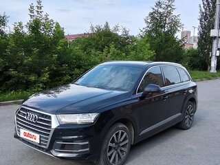 2017 Audi Q7 II (4M), синий, 3450000 рублей, вид 1