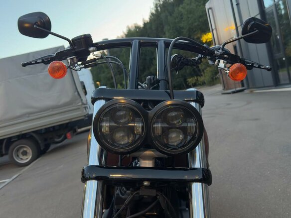 2016 Harley-Davidson Fat Bob, коричневый, 1200000 рублей - вид 15