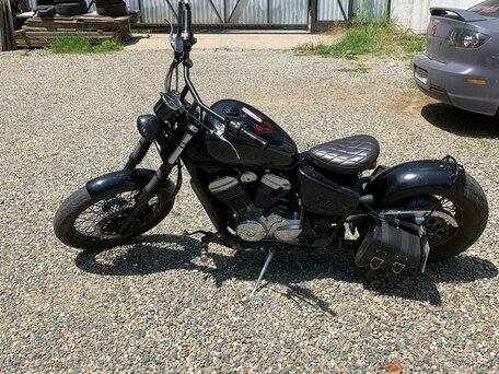 1998 Honda Steed 600, чёрный, 310000 рублей, вид 2