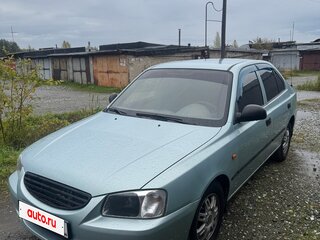 2008 Hyundai Accent ТагАЗ II, зелёный, 650000 рублей, вид 2