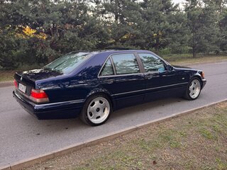 1994 Mercedes-Benz S-Класс 420 III (W140) Рестайлинг, синий, 1500000 рублей, вид 3
